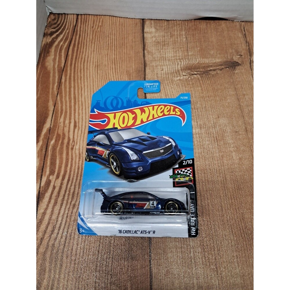 Hot Wheels '16 Cadillac ATS-V R 75/250 - Blue - 2019 Mainline